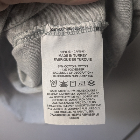 NIKE Men Casual Tee Shirt Gray Color Active And Relax Shirt - Picture 5 of 8